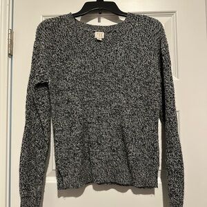 A New Day Black and White Sparkly Sweater XS